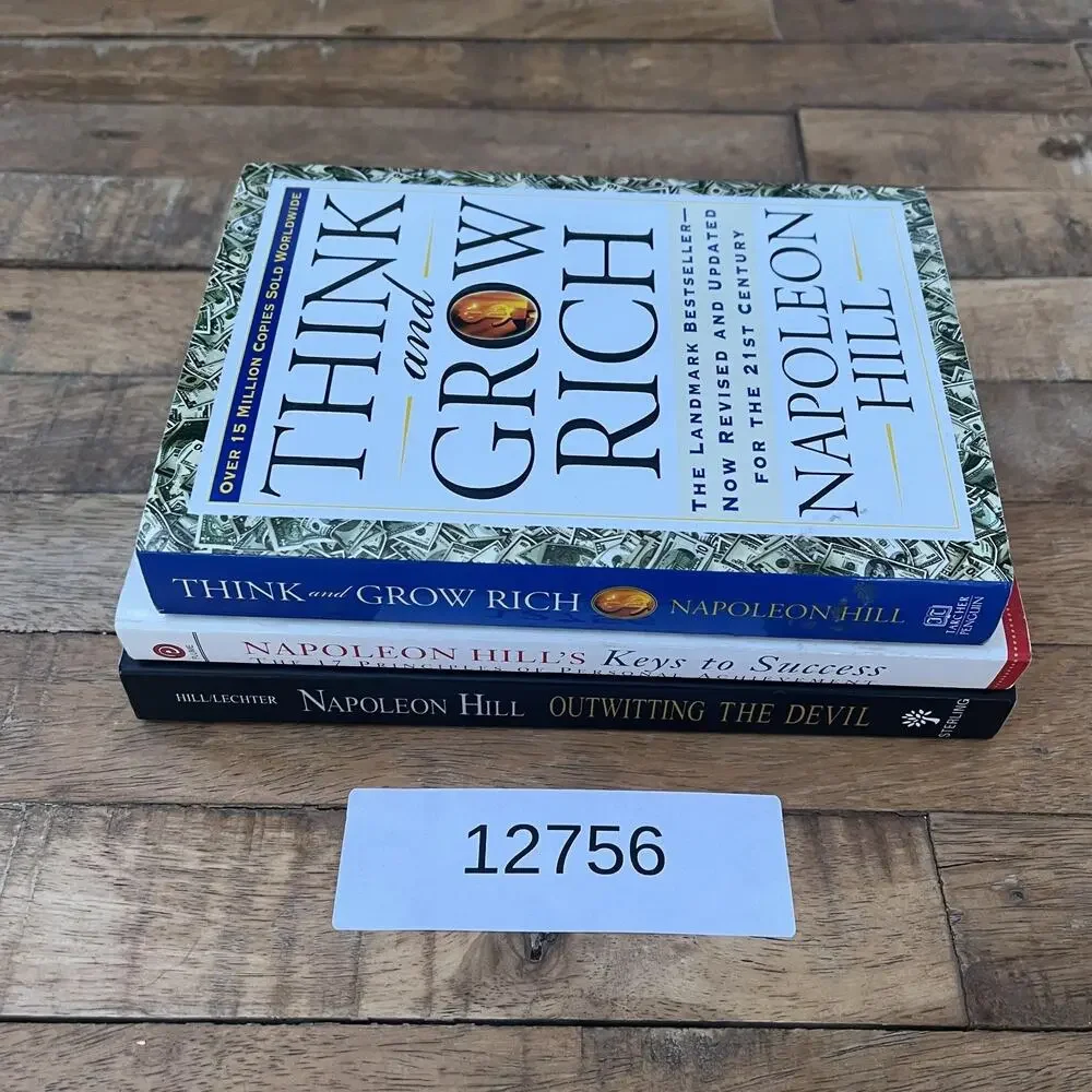 Napoleon Hill Business and Self-help Book Lot of 3